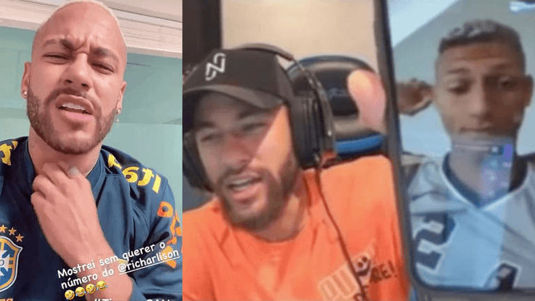 Neymar’s Twitch account suspended after he revealed Richarlison’s phone number Neymar’s Twitch account suspended after he revealed Richarlison’s phone number