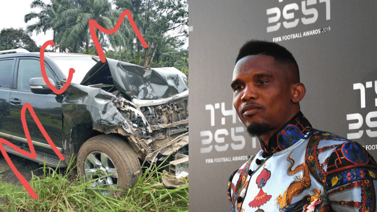 Samuel Eto’o hospitalised in car crash, according to reports Samuel Eto’o hospitalised in car crash, according to reports