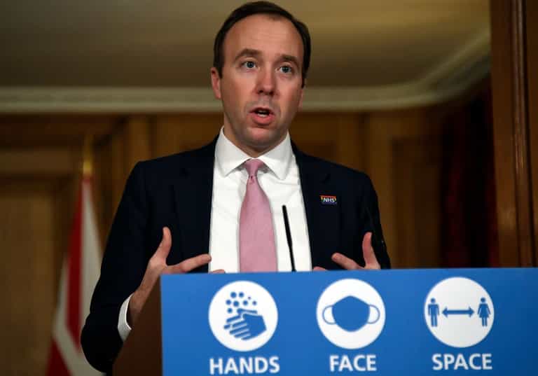 Matt Hancock says we won’t have to wait for everyone to get vaccinated for restrictions to be relaxed Matt Hancock says we won’t have to wait for everyone to get vaccinated for restrictions to be relaxed
