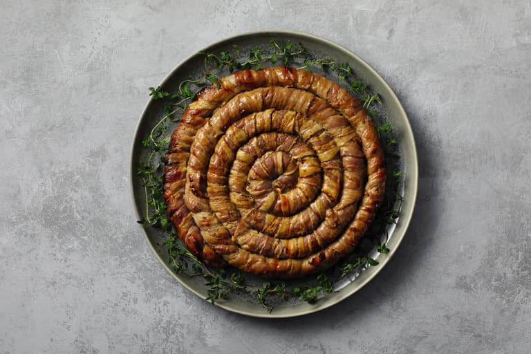 Aldi are selling two metre long pigs in blanket for Christmas this year Aldi are selling two metre long pigs in blanket for Christmas this year