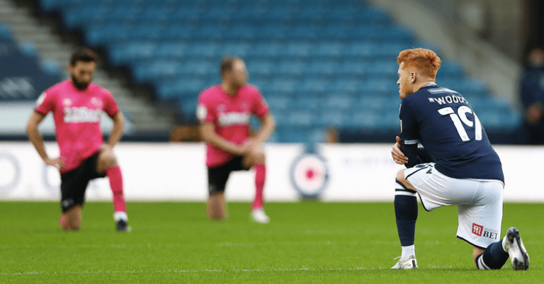 Millwall will link arms with QPR on Tuesday night, instead of taking the knee Millwall will link arms with QPR on Tuesday night, instead of taking the knee