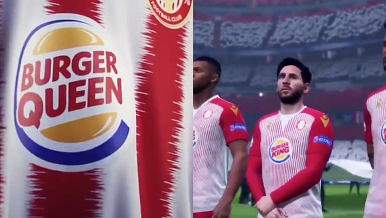 Burger King becomes ‘Burger Queen’ for football shirt sponsor deal Burger King becomes ‘Burger Queen’ for football shirt sponsor deal