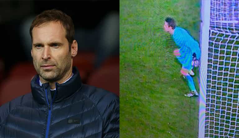 Petr Cech calls for second goal line to make penalties fair for goalkeepers Petr Cech calls for second goal line to make penalties fair for goalkeepers