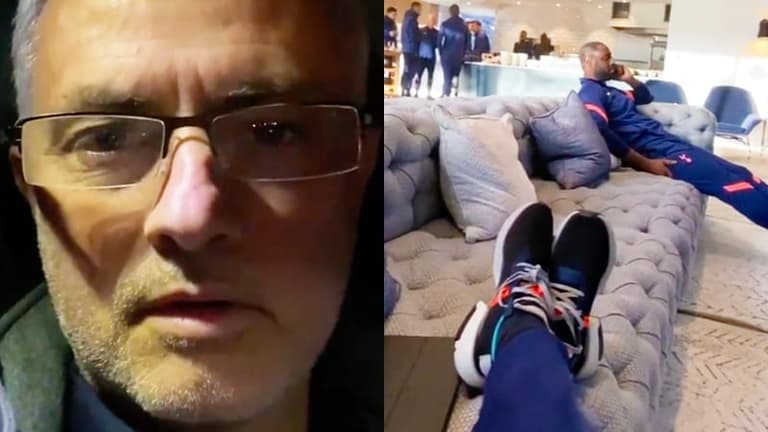 Angry Mourinho shares sarcastic video as Fulham game is postponed Angry Mourinho shares sarcastic video as Fulham game is postponed