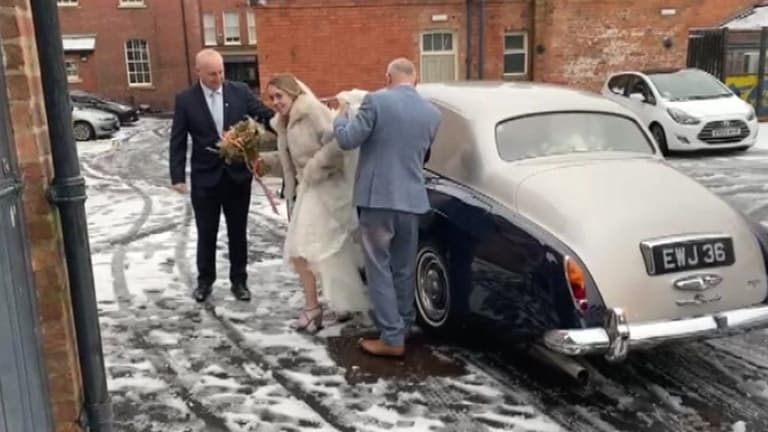 Two paramedics marry at fifth time of asking thanks to coronavirus Two paramedics marry at fifth time of asking thanks to coronavirus