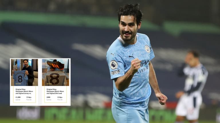 Ilkay Gundogan auctions off memorabilia to support struggling Manchester businesses Ilkay Gundogan auctions off memorabilia to support struggling Manchester businesses