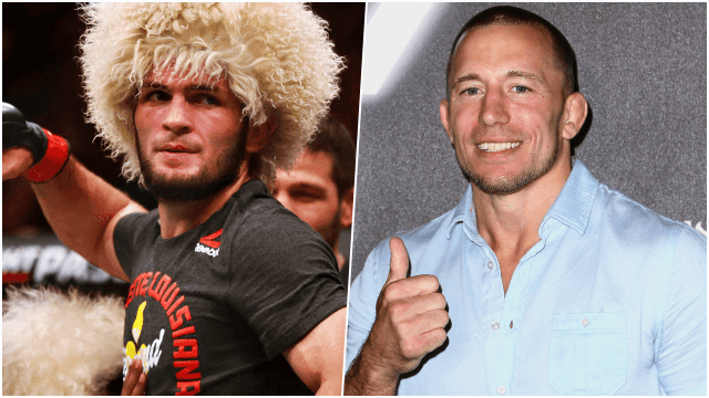 Dana White teases official Khabib announcement as Georges St-Pierre makes right noises Dana White teases official Khabib announcement as Georges St-Pierre makes right noises