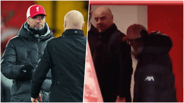 Jurgen Klopp and Sean Dyche respond after footage of Anfield tunnel run-in Jurgen Klopp and Sean Dyche respond after footage of Anfield tunnel run-in
