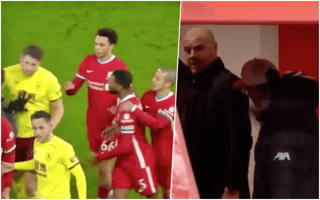 Jurgen Klopp chases Sean Dyche down Anfield tunnel after half-time fracas Jurgen Klopp chases Sean Dyche down Anfield tunnel after half-time fracas