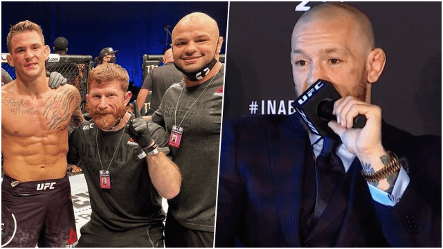 McGregor admits shout from Dustin Poirier’s corner got inside his head McGregor admits shout from Dustin Poirier’s corner got inside his head