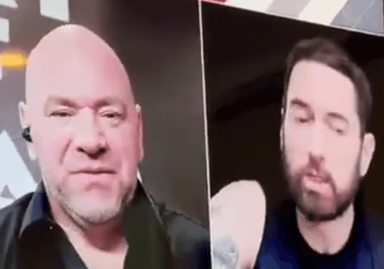 Eminem stuns Dana White by telling him his opinion “doesn’t matter” Eminem stuns Dana White by telling him his opinion “doesn’t matter”