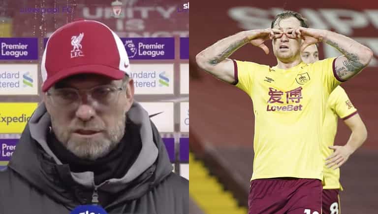 Jurgen Klopp blames himself as Liverpool fall to “impossible” defeat to Burnley Jurgen Klopp blames himself as Liverpool fall to “impossible” defeat to Burnley