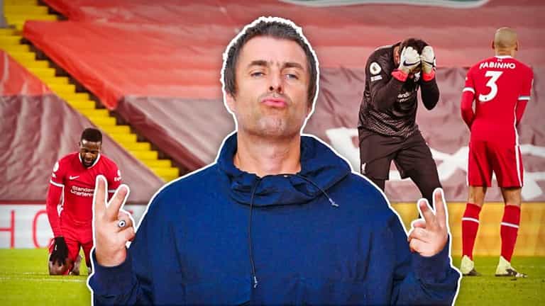 Cocky Liam Gallagher goads Liverpool fans after Burnley defeat Cocky Liam Gallagher goads Liverpool fans after Burnley defeat
