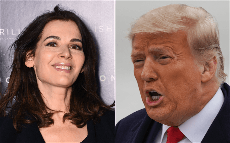 Nigella Lawson trolls Donald Trump on his final day in office Nigella Lawson trolls Donald Trump on his final day in office