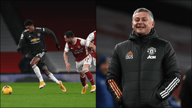 Ole Gunnar Solskjaer overheard ordering Rashford to target Arsenal full-back Ole Gunnar Solskjaer overheard ordering Rashford to target Arsenal full-back