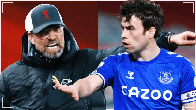 Jurgen Klopp and Seamus Coleman exchange words as Everton beat Liverpool Jurgen Klopp and Seamus Coleman exchange words as Everton beat Liverpool