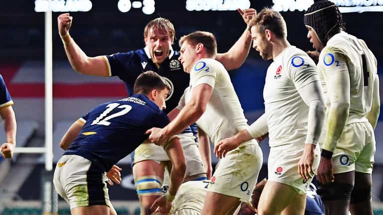 Ferocious Scotland stun England for first Twickenham victory in 38 years Ferocious Scotland stun England for first Twickenham victory in 38 years