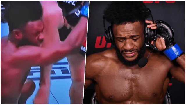 Aljamain Sterling: New UFC bantamweight champion in tears after making history Aljamain Sterling: New UFC bantamweight champion in tears after making history