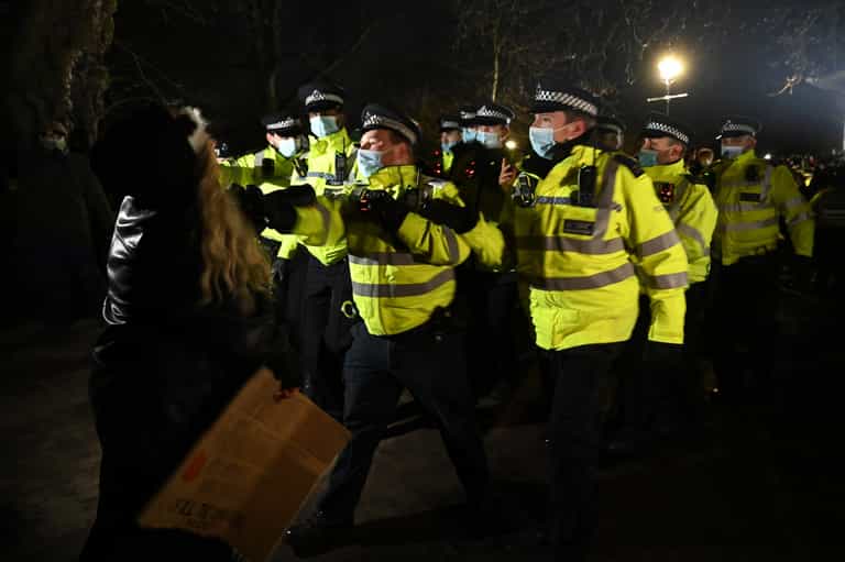 Arrest Your Own trends in UK after police clash with women at Sarah Everard vigil Arrest Your Own trends in UK after police clash with women at Sarah Everard vigil