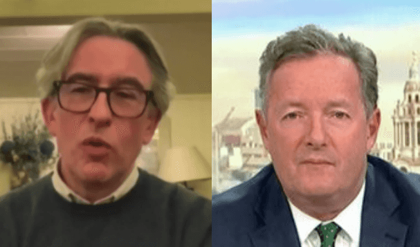 Steve Coogan cut off on Peston as he tears into Piers Morgan Steve Coogan cut off on Peston as he tears into Piers Morgan