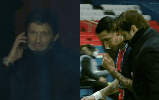 Angel Di Maria subbed off following robbery at his home during PSG game Angel Di Maria subbed off following robbery at his home during PSG game