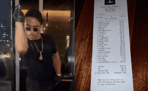 People can’t believe how expensive the food is at Salt Bae’s restaurant People can’t believe how expensive the food is at Salt Bae’s restaurant