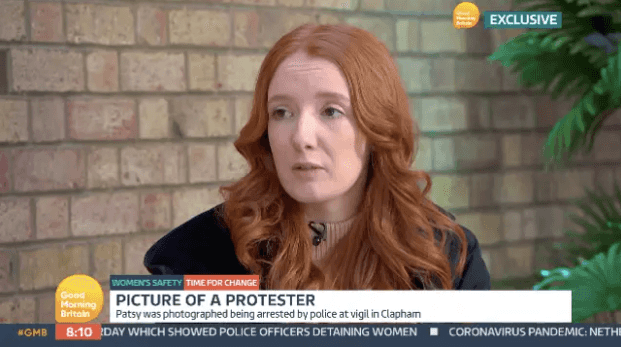Woman pinned down by police at Sarah Everard vigil says she was ‘terrified’ Woman pinned down by police at Sarah Everard vigil says she was ‘terrified’