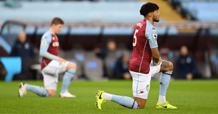 Tyrone Mings says players should continue to take a knee before games Tyrone Mings says players should continue to take a knee before games