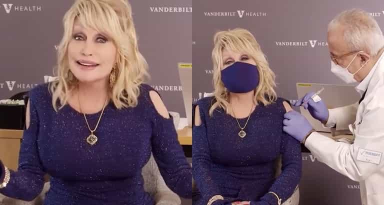 Dolly Parton sings ‘Jolene’ before getting vaccinated with jab she helped fund Dolly Parton sings ‘Jolene’ before getting vaccinated with jab she helped fund