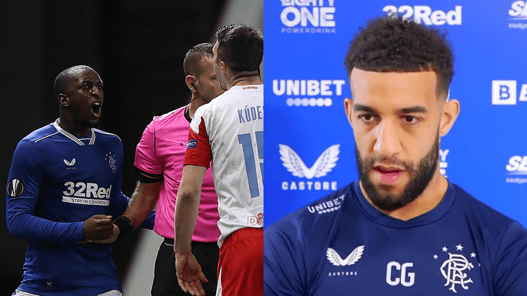 Rangers’ Connor Goldson gives heartbreaking interview after alleged abuse of Glen Kamara Rangers’ Connor Goldson gives heartbreaking interview after alleged abuse of Glen Kamara