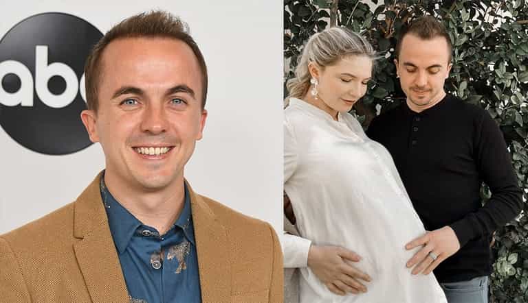Frankie Muniz and wife Paige welcome first child together Frankie Muniz and wife Paige welcome first child together