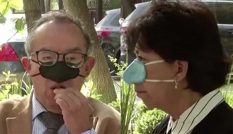 Scientists create nose-only masks so people can eat safely Scientists create nose-only masks so people can eat safely