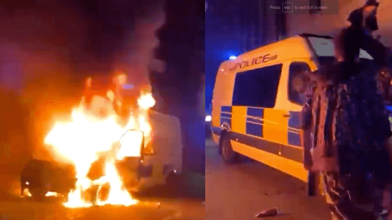 Police vans in Bristol set alight as Kill The Bill protests turn violent Police vans in Bristol set alight as Kill The Bill protests turn violent