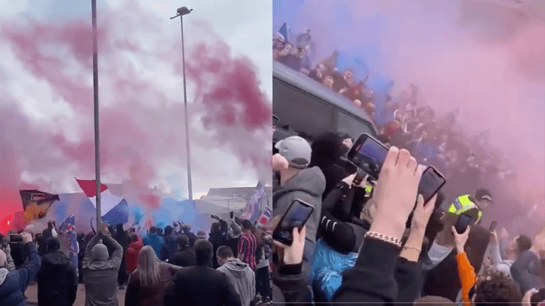 Crazy scenes outside Ibrox as Rangers fans welcome Steven Gerrard ahead of huge game Crazy scenes outside Ibrox as Rangers fans welcome Steven Gerrard ahead of huge game