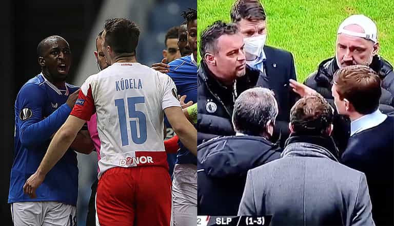Steven Gerrard calls for Uefa action over alleged racist comment made to Glen Kamara Steven Gerrard calls for Uefa action over alleged racist comment made to Glen Kamara
