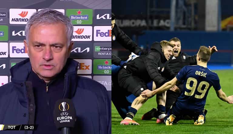 Furious Jose Mourinho questions attitude of Tottenham players after European exit Furious Jose Mourinho questions attitude of Tottenham players after European exit