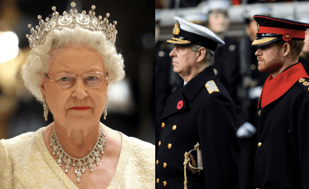 Queen may ban military uniforms at Philip funeral to keep Harry and Andrew happy Queen may ban military uniforms at Philip funeral to keep Harry and Andrew happy