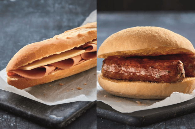 Greggs confirm launch of vegan sausage bap and vegan ham and cheese baguette