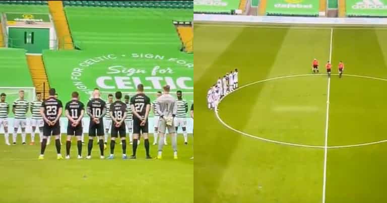 Fireworks set off during two minutes’ silence at Celtic game Fireworks set off during two minutes’ silence at Celtic game