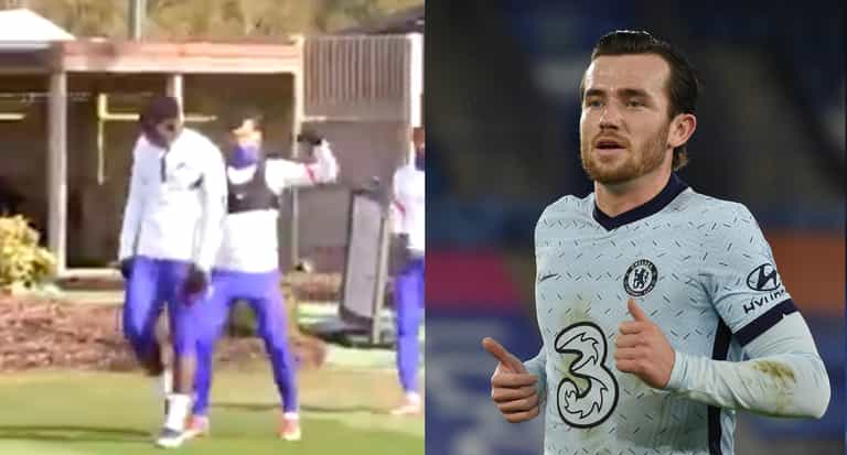 Ben Chilwell pokes fun at Rudiger-Kepa bust-up with pretend punch on Kurt Zouma Ben Chilwell pokes fun at Rudiger-Kepa bust-up with pretend punch on Kurt Zouma