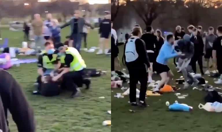 Three people charged following brawl in Edinburgh park Three people charged following brawl in Edinburgh park
