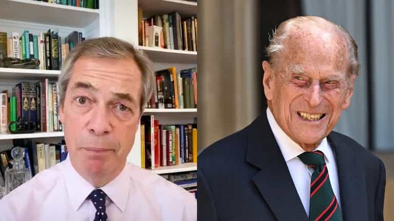Nigel Farage criticised for attacking Harry and Meghan after Prince Philip death Nigel Farage criticised for attacking Harry and Meghan after Prince Philip death