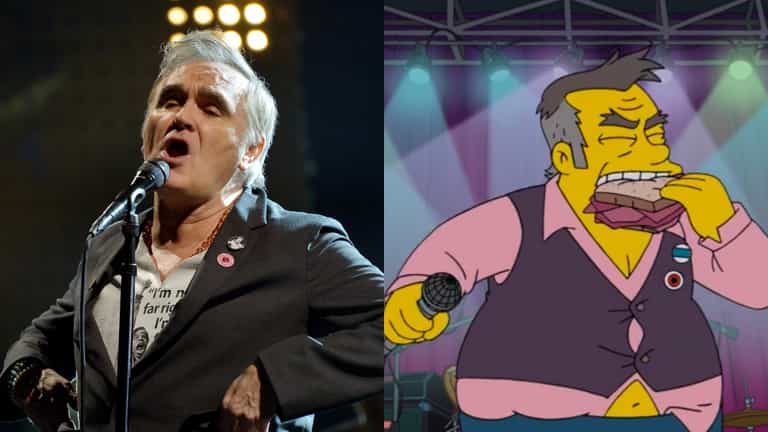 Morrissey calls The Simpsons ‘racist’ after showing him with his ‘belly hanging out’ Morrissey calls The Simpsons ‘racist’ after showing him with his ‘belly hanging out’