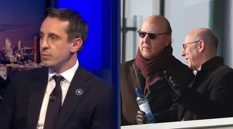 Furious Gary Neville tears into “scavengers” Glazers for Super League plans Furious Gary Neville tears into “scavengers” Glazers for Super League plans