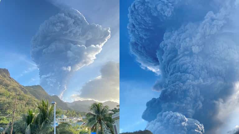 St Vincent inhabitants urged to evacuate island amid new volcanic eruptions St Vincent inhabitants urged to evacuate island amid new volcanic eruptions