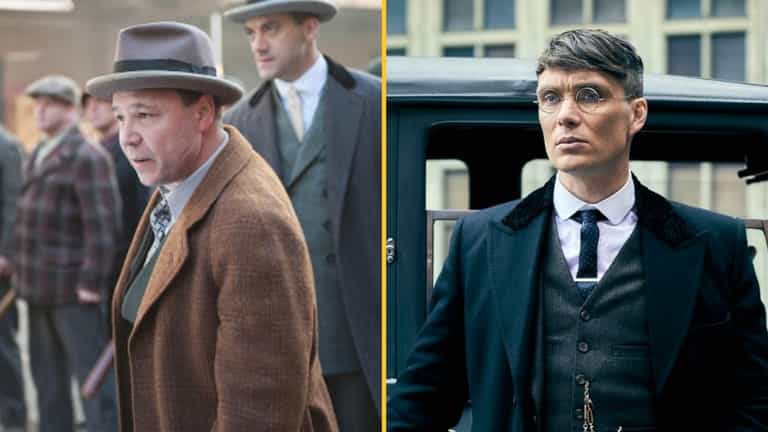Stephen Graham spotted filming on Peaky Blinders set Stephen Graham spotted filming on Peaky Blinders set