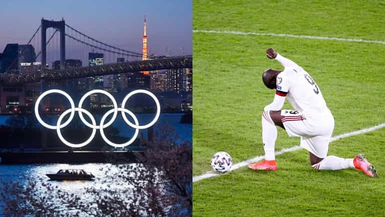 Taking a knee to be banned at the Tokyo 2021 Olympics Taking a knee to be banned at the Tokyo 2021 Olympics