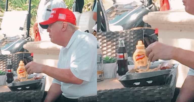 Trump spotted with another Coke bottle despite calling for boycott Trump spotted with another Coke bottle despite calling for boycott
