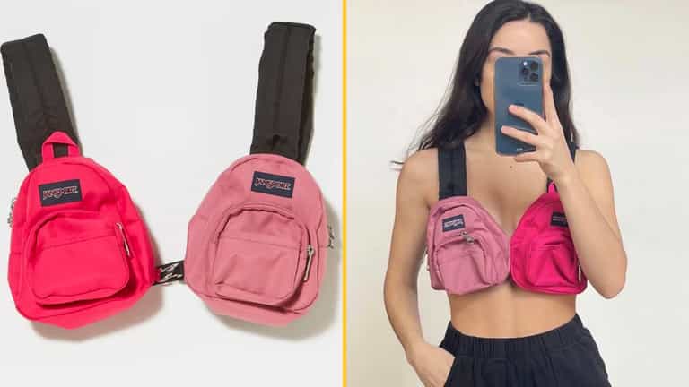 JanSport releases ‘sports bag bra’ because pockets just don’t cut it JanSport releases ‘sports bag bra’ because pockets just don’t cut it