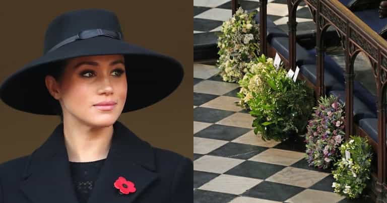 Meghan Markle leaves handwritten note on wreath at Philip’s funeral Meghan Markle leaves handwritten note on wreath at Philip’s funeral